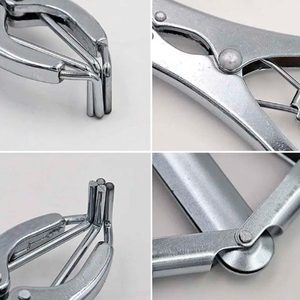 Pince applicatrice de bagues professionnelle avec poignée lisse, en acier inoxydable, conception réutilisable - Product Image 6