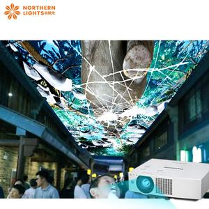 Écran de plafond interactif Scène de forêt profonde Source de <span class=keywords><strong>film</strong></span> Écran LED Effets visuels Projection Projecteur holographique intérieur - Product Image 5