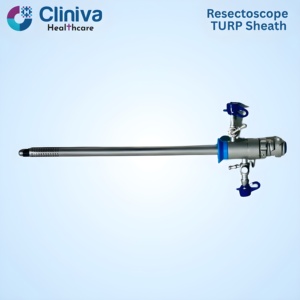 Stainless Steel Cliniva <b>Resectoscope</b> TURP Inner Outer 24fr Sheath Manual High Quality Reusable Class II Surgical Instruments - Product Image 2