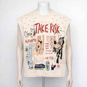 T-shirt graphique tendance pour homme, style streetwear américain Y2K, délavé à l'acide, sans manches, très vendu - Product Image 5