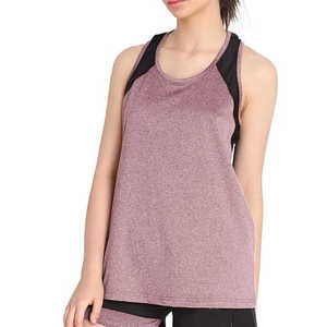 Women's 100% Cotton Solid Casual Gym Tank <b>Tops</b> Breathable Quick Dry Eco-Friendly Jersey Fabric ODM Front Workout <b>Tops</b> Wholesale - Product Image 4