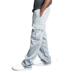 Pantalones Jogger de Mezcla de Algodón Personalizados de Fábrica OEM a Bajo Precio para Hombre, con Múltiples Bolsillos, Casuales, con Cintura Elástica - Product Image 3