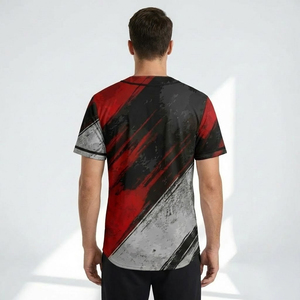 เสื้อเบสบอลสั่งทำพิเศษ ผ้าโพลีเอสเตอร์ 100% แห้งเร็ว ชุดทีม ขายส่ง รับผลิตแบรนด์ส่วนตัว บริการ OEM - Product Image 3