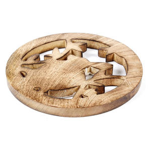 Eco Friendly Rabbit Wooden <b>Trivets</b> for Hot Pots and Pans Mango <b>Wood</b> Tea Pot Holders Hot Pads Modern Kitchen Countertop Decor Use - Product Image 4