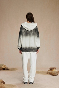 Sweat à capuche unisexe surdimensionné de haute qualité, 420 GSM, 100 % coton, imprimé à la demande, en molleton français épais, fermeture éclair, streetwear - Product Image 2
