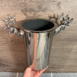 High Standard Wine Bucket Shiny Silver Color Beverage Tubs Hot Selling <b>Ice</b> Bucket Durable and Reliable Wine Server for Occasions - Product Image 2