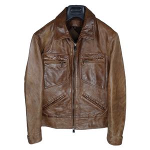 เสื้อแจ็กเก็ตหนังแกะแท้สำหรับผู้ชาย, เสื้อแจ็กเก็ตผู้ชายสำหรับใส่ให้ความอบอุ่นในฤดูหนาวฤดูใบไม้ร่วง - Product Image 1