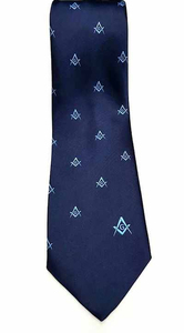 Corbata de Moda Masónica para Hombre Hecha Profesionalmente, Corbata Masónica con Bordado Personalizado, Servicio OEM ODM - Product Image 2