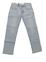 Jean en denim vintage délavé à la pierre pour homme, taille mi-haute, coupe droite, extensible, grande taille, nouvelle collection, marque originale, hiver