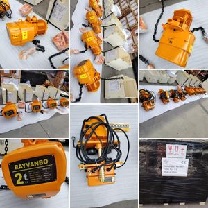 Katrol rantai listrik <span class=keywords><strong>2t</strong></span>, jenis troli listrik HHBB02-01S 380V tiga fase rantai tunggal kerekan listrik - Product Image 4