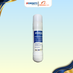 Cartouche de filtre à eau par osmose inverse Forseti pour usage domestique, bloc de carbone, coton PP, 0,5-5 microns, connexion rapide, boîte ondulée - Product Image 1