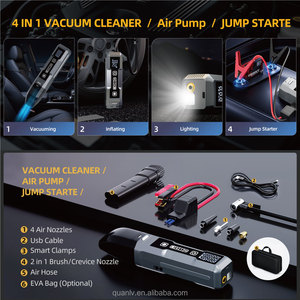 Máy bơm lốp xe điện không dây có màn hình LED Chất liệu ABS Máy đo áp suất lốp <span class=keywords><strong>12V</strong></span> Tiếng ồn 75dB - Product Image 5