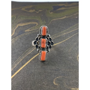 แหวนคอรัลชิ้นใหญ่ น้ำหนัก 6.2 กรัม - Product Image 1