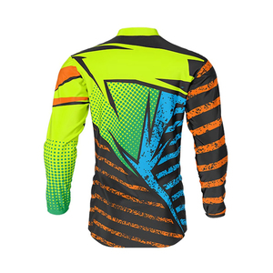 Nueva camiseta de motocross transpirable personalizada para hombre, material de poliéster/malla de alta calidad, manga larga, para todas las temporadas. - Product Image 2