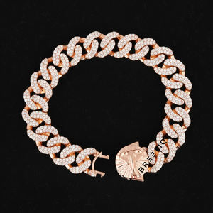 Bracelet tennis en moissanite de qualité supérieure, taille ovale verte, or blanc massif 14 carats, bijoux de luxe pour femme, idéal comme cadeau - Product Image 6