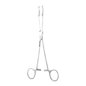 Pinces à pansements et à éponges Ulrich pour microchirurgie, de haute qualité, fines, courbées, instrument médical, 220 mm - Product Image 1