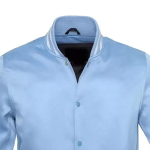 Veste en satin pour homme la plus vendue en gros, personnalisable, imperméable, coupe-vent, respirante, décontractée, à motif uni - Product Image 6