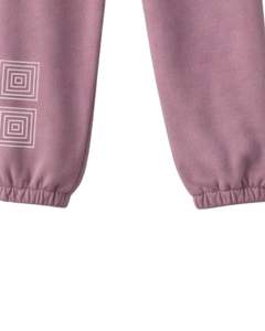 Ensemble sweat à capuche et pantalon de jogging imprimé rose poudré pour femme, pull molletonné avec pantalon assorti, tenue décontractée d'hiver - Product Image 6
