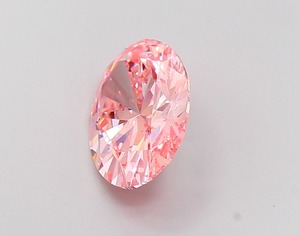Diamant CVD rose vif fantaisie de forme ovale de luxe, cultivé en laboratoire, 3,01 carats, clarté VVS2, polissage excellent, diamant non monté pour bijoux - Product Image 2