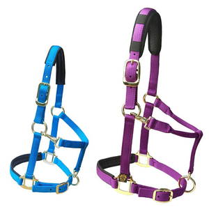Harnais de cheval en nylon de qualité supérieure avec boucle, disponible en plusieurs couleurs, pour utilisation en écurie - Product Image 4