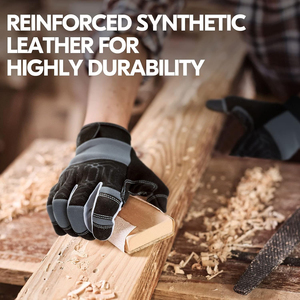 ถุงมือหนังคุณภาพสูง ผลิตจากวัสดุหนังอย่างดี ขายดี ใหม่ล่าสุด สัมผัสนุ่ม ถุงมือช่าง พร้อมโลโก้ส่วนตัว - Product Image 3