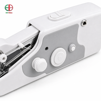 Kit de machine à coudre portable compacte motorisée avec câble USB, canettes et accessoires d'aiguilles pour la réparation de vêtements en dortoir ou appartement