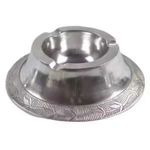 Cendrier en métal élégant, résistant au vent, porte-cendres profond, pour l'extérieur et l'intérieur, décoration de table, accessoire pour la maison - Product Image 3