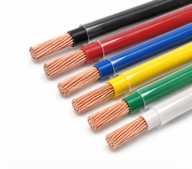 Electric Wire THHN/THWN Copper Core PVC Insulated Nylon-Sheathed Wire 1~20AWG Cable 0.6 KV Power Cable