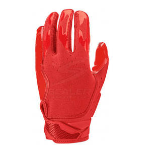 Gants de football américain en cuir légers avec tissu extensible respirant et adhérence antidérapante pour l'entraînement par tous les temps - Product Image 2