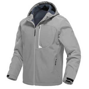 <b>Men</b> Softshell Jacket in Low Price Hooded Style Long Sleeves Softshell Jacket for <b>Men</b> Customized Jacket Breathable - Product Image 1