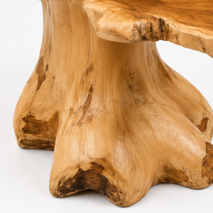 Table basse ARTERRA en teck massif, faite à la main, écologique, facile à nettoyer, durable, moderne, en racine de teck récupérée, mobilier de maison - Product Image 4