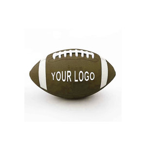 Ballon de football américain professionnel en cuir PU de haute qualité, taille 9, avec logo personnalisé, vente en gros - Product Image 2