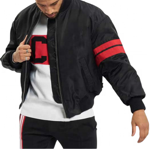 New Style Men's Satin Bomber <b>Jacket</b> Custom Logo Embroidery Printing <b>Thin</b> Down Flight <b>Jacket</b> <b>Waterproof</b> High Quality - Product Image 2