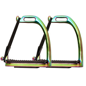 Étriers de sécurité multicolores en acier inoxydable de qualité supérieure / Étriers légers pour chevaux à prix abordable - Product Image 3