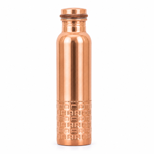 Pure <b>Copper</b> <b>Water</b> <b>Bottle</b> <b>Wholesale</b> Supplier | 100% <b>Copper</b> Ayurvedic Drinking <b>Bottle</b> | Handmade Reusable <b>Bottle</b> | OEM ODM Custom - Product Image 1