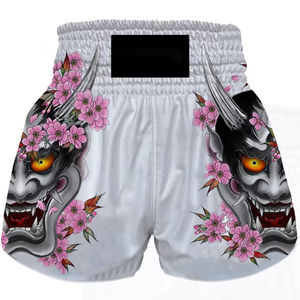 Los Mejores Shorts de MMA Personalizados con Función Antiarrugas, Diseño Sólido, Shorts para Entrenamiento de Kick Boxing y Grappling, Crea Tu Propio Estilo - Product Image 2