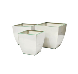 Lot de 2 jardinières surélevées en fer avec pieds, bac à plantes en métal pour extérieur, noir - Product Image 3