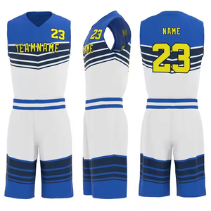 High Quality Custom Basketball Uniforms 3D Design with Team Name & Number Breathable Plus Size for Adult & Youth Wholesale Sizes - Product Image 6