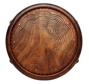 Round Wooden Basket Tokri for Fruits <b>Vegetables</b> Multipurpose Table Top Kitchen Home Decor Basket Ideal for Gifting - Product Image 6