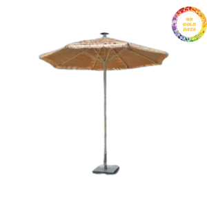 Cubierta Económica Plegable de Paja para Sombrillas, para Pedidos - Product Image 1