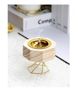 Caja quemadora de incienso Mubkhar de madera y resina, regalo de Ramadán y Eid, incienso Bakhoor, decoración de interiores, quemador de incienso a precio de mayorista. - Product Image 3