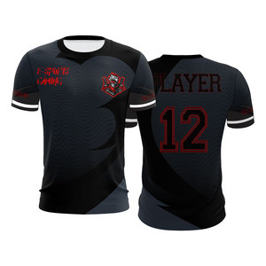 Maillot de jeu respirant personnalisé par sublimation, tenue d'e-sport, maillot de compétition d'équipe - Product Image 4