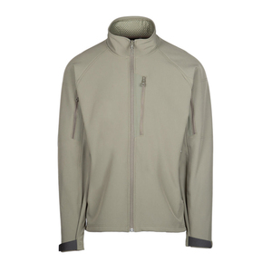 Veste Softshell Homme en Cuir Véritable Imperméable Respirante avec Fermeture Éclair, Doublure Polaire Légère, Idéale pour le Travail, la Randonnée et les Activités Tactiques - Product Image 1