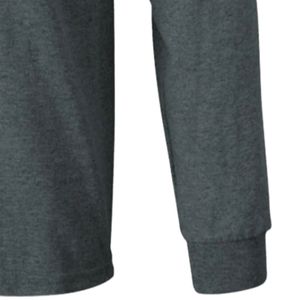 Sudadera de Manga Larga Color Gris Carbón 1908, Cuello Redondo, Estampado Gráfico, Informal, Ropa Deportiva para Mujer, Puños Acanalados, para Uso Diario - Product Image 3