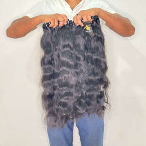 Proveedor de Cabello Brasileño Virgen Sin Procesar, Cabello Humano Indio Virgen, Extensiones de Cabello con Cutícula Natural Alineada - Product Image 1