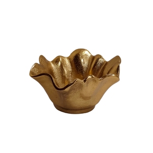 Plato de Metal Dorado con Forma de Ramas, Juego de 6 Tazones para Servir, Plato Decorativo con Forma de Granada para Servir Aperitivos, Centro de Mesa - Product Image 5