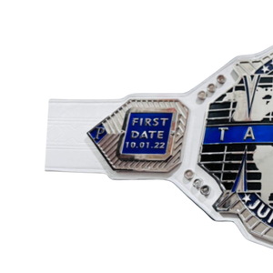 Ceinture de championnat personnalisée pour équipe, ceinture de fiançailles sur mesure, premier rendez-vous le 14 juin 2024, design personnalisé de haute qualité - Product Image 3