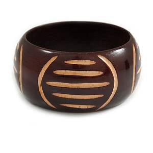 Brazaletes de Madera de Primera Calidad para Mujer, Elegantes Brazaletes de Madera con Acabado Natural para Uso Diario, Joyería Tradicional y Moderna - Product Image 2