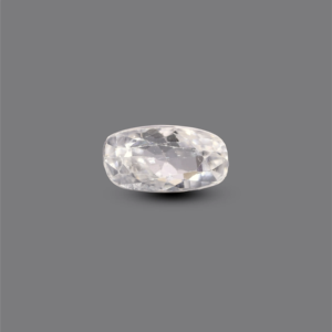 Square Cut 4.55 Carat White Zircon Loose Gemstone for Fine Jewelry - Product Image 1
