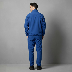 New Arrived 2026 100% Polyester Men's Tracksuit Winter Printed Solid Color Windbreaker Comfortable Breathable Plus Size - Product Image 6